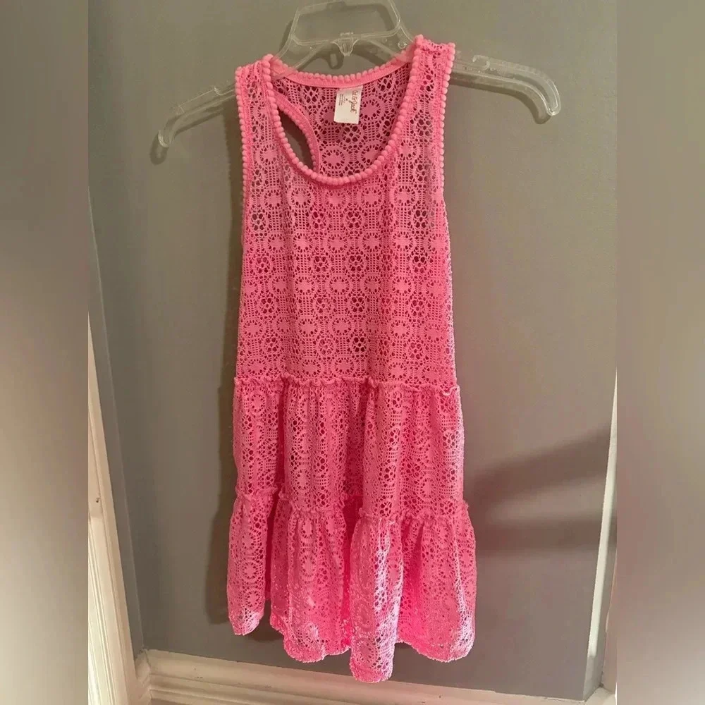 Cat & Jack Pink Kids Swim Coverup